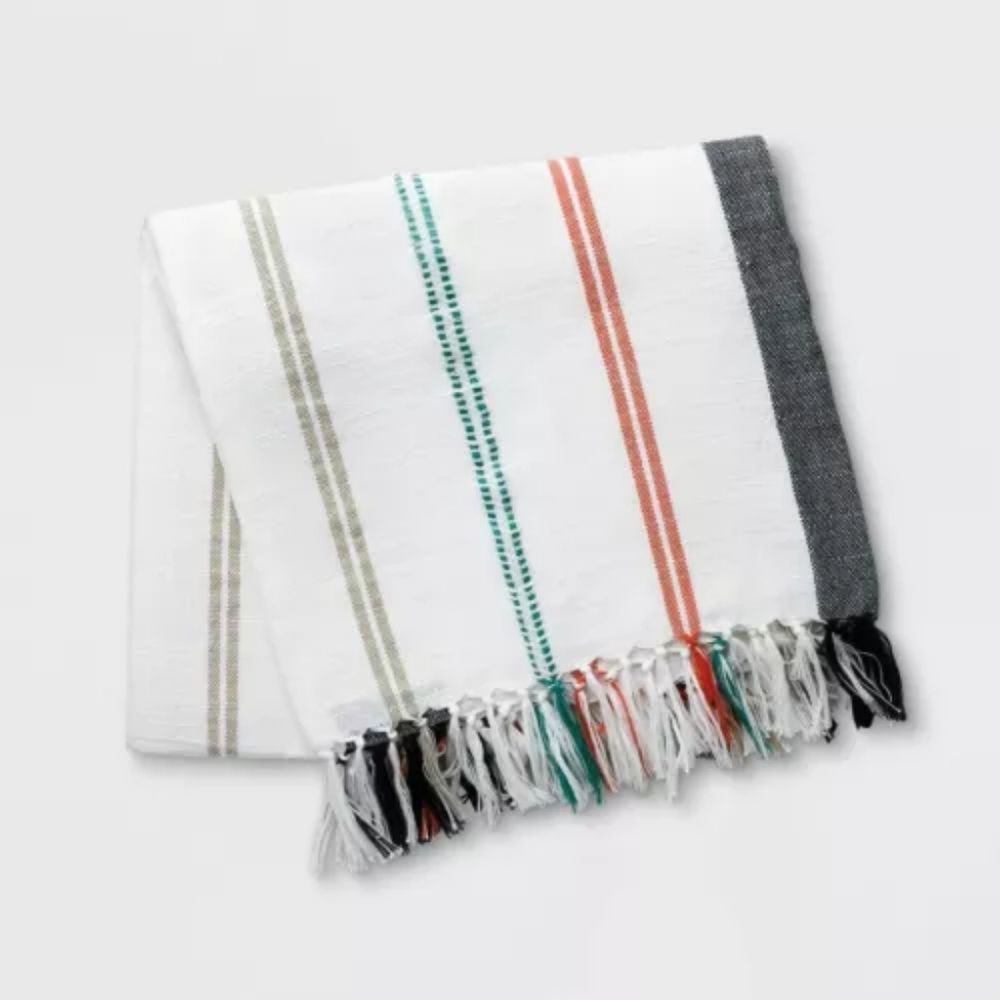 50" x 60" Multi-Stripe Outdoor Throw - Threshold